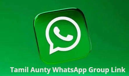 130+ Tamil Aunty WhatsApp Group Link (Active Links)